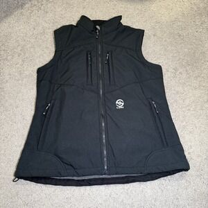 Loki Gear Mountain Vest Mens M Converts to Backpack 5 Zippers Hiking Sherpa